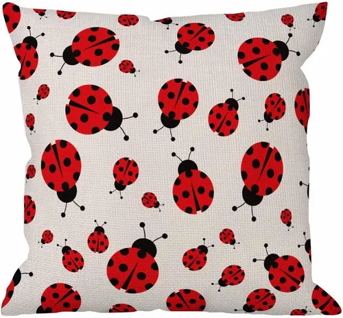 Miniatura 13 de HGOD DESIGNS Funda de almohada de abejas, funda de almohada decorativa de abeja de miel, fundas de almohada de lino y algodón para interiores