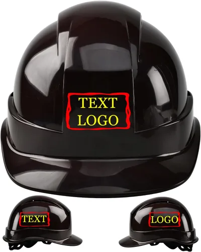 Miniatura 12 de Casco de seguridad personalizado para construcción Casco de trabajo de seguridad con suspensión de trinquete ajustable de ala completa con carcasa