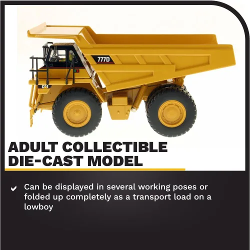 Miniatura 3 de Caterpillar 777D Off Highway Truck Core Classics Series Vehículo