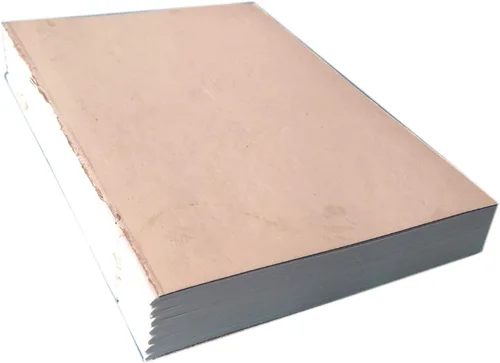 E-Tailor Journal Refill - Handmade Cotton Paper Leather Diary Inserts -Unlined Acid/Tree Free 130gsm White- 200 pages (6x8)