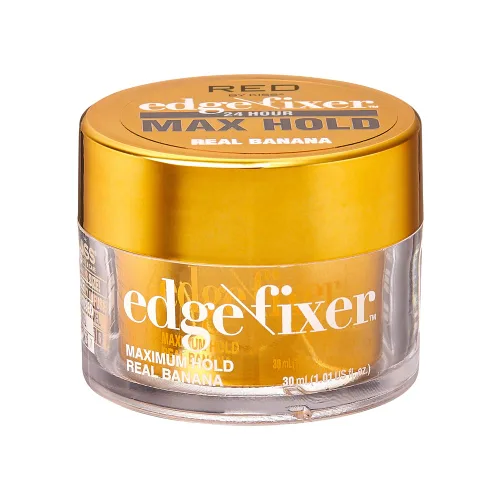 Miniatura 10 de Red by Kiss Edge Fixer 24 Hour Maximum Hold Edge Wax No Flaking Biotina B7 Gel para el cabello con infusión de biotina B7, 1.01 onzas líquidas