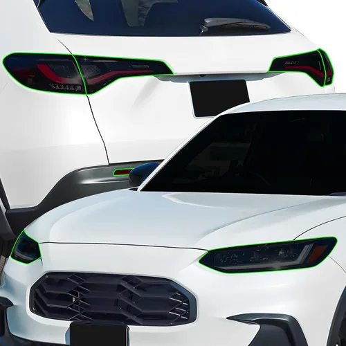 Miniatura 7 de BOGAR TECH DESIGNS Kit de película PPF de luz completa para faros delanteros compatible con Honda HR-V 2023-2025, sujetador transparente