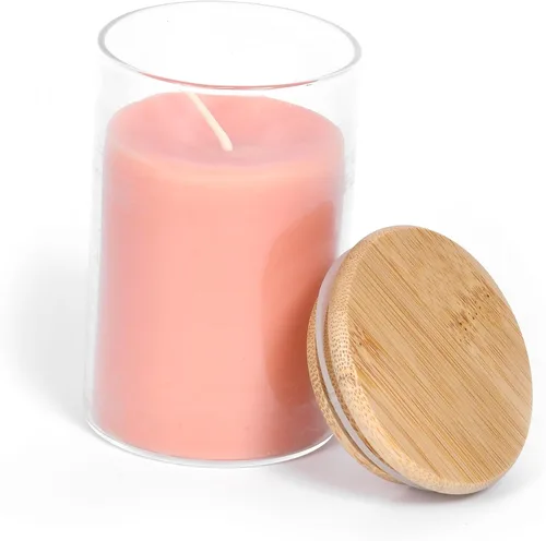 Miniatura 46 de BeeTheLight Vela de Cera de Abeja en Tarro - 100% Cera de Abeja Pura de EE.UU. en Recipiente de Vidrio - Vainilla y Miel