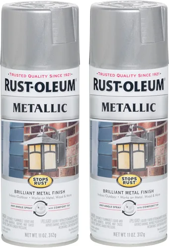 Miniatura 28 de Rust-Oleum 313142 Stops Rust Pintura en Aerosol Metálica, 11 onzas, Bronce Champán
