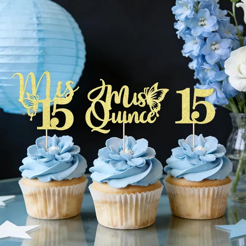 Miniatura 28 de Decoración de bienvenida para tartas de bebé niña, baby shower, baby shower, recién nacida, espectáculo de género para niña, decoración de fiesta