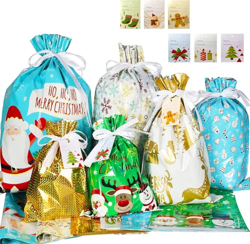 Miniatura 8 de HRX Package 20 bolsas de muselina de 8 x 10 pulgadas, bolsa de algodón con cordón de tela, bolsas de regalo para joyas, recuerdos de fiesta, 2-Blanco
