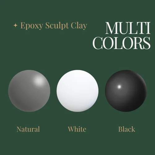 Miniatura 4 de Smalltongue AB Epoxy Sculpt Clay, compuesto de modelado de 2 partes (A y B) 2 libras, arcilla de pasta de modelado de escultura epoxi, para modelar