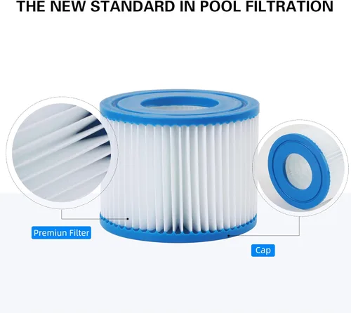 Miniatura 5 de Filtro de spa tipo VI que sustituye a filtros de bañera de hidromasaje, Lay-Z-Spa, Coleman SaluSpa 90352E, 58323E, 58323 bomba de piscina, filtro