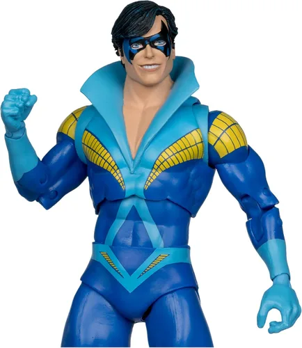 Miniatura 5 de McFarlane Toys - DC Direct Nightwing (Teen Titans) Figura de acción de 7 pulgadas con coleccionable digital