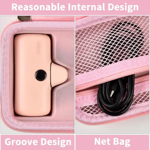 Miniatura 3 de casmilee Estuche con Cargador Portátil para 2 Piezas Swyop/para Feob/para Charmast/para JEJILL/para LanLuk/para VEGER/para iWALK/para Taegila