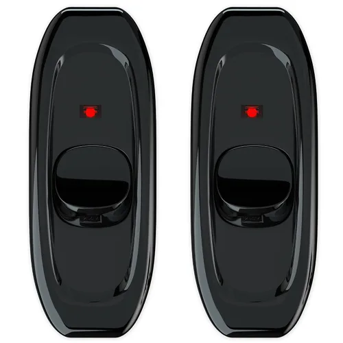 Miniatura 8 de Interruptor de electrodomésticos, botón de encendido/apagado, lámpara de mesa, luz de escritorio, interruptor de cable en línea, 250 V, 10 A, negro