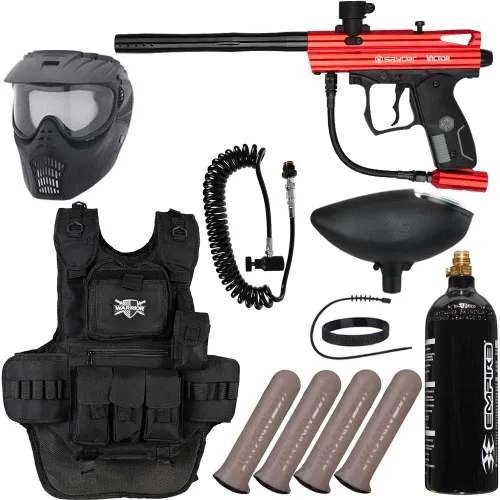 Miniatura 10 de Action Village Kingman Spyder Victor - Kit de pistola de paintball pesada
