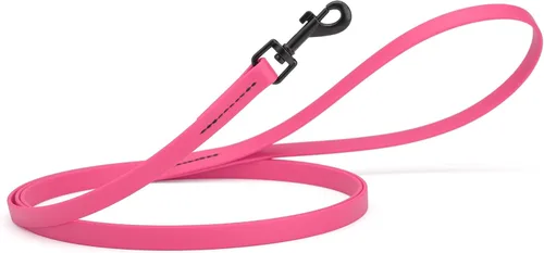 Miniatura 106 de Dogline Biothane - Correa impermeable para perro, correa de nailon tejido con revestimiento fuerte, con herrajes negros, a prueba de olores, fácil