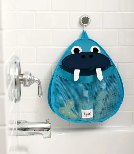 Miniatura 4 de 3 Sprouts Organizador de almacenamiento de baño - Organizador para ducha, bebé y juguetes - Morsa Walrus