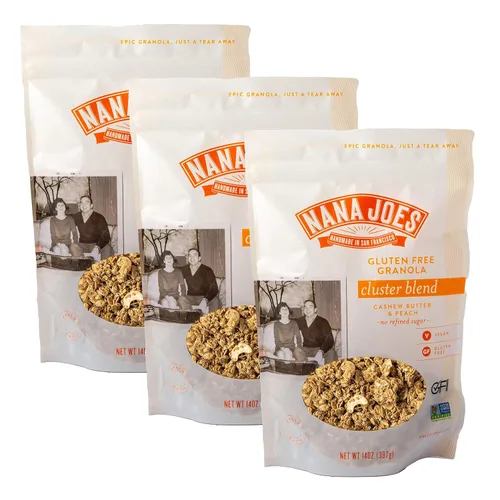 Miniatura 13 de Nana Joes Granola Sunset Blend Nuez, morera y coco Hecho a mano sin gluten, vegano, saludable, a base de plantas, orgánico, sin azúcar refinado