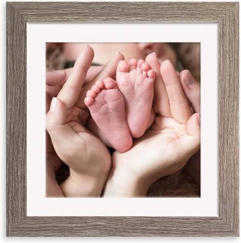 Miniatura 18 de YK artwood Impresiones en lienzo personalizadas con tus fotos, marco personalizado de 8 x 8 pulgadas, marco moderno de madera negra con tu foto