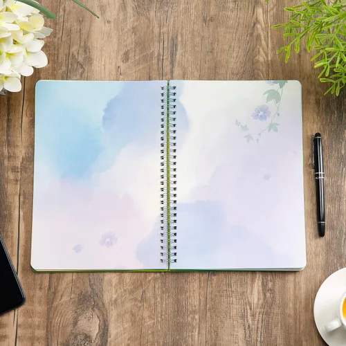 Miniatura 7 de SIIXU Cuaderno de diario en blanco colorido, diario personal de tapa dura sin líneas para escribir para mujeres y niñas, bonito bloc de notas
