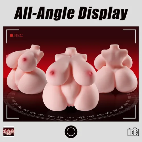 Miniatura 2 de Muñecas sexuales masculinas, masturbador masculino ultra suave con senos texturizados 3D, vagina y anal, mini juguetes sexuales realistas