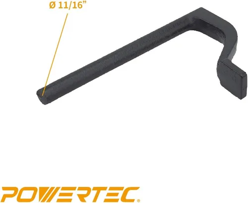 Miniatura 3 de POWERTEC Abrazaderas rápidas de 8 pulgadas para agujero de perro de banco de 3/4 pulgadas, se adapta a la mesa de trabajo MFT, carpintería con mazo