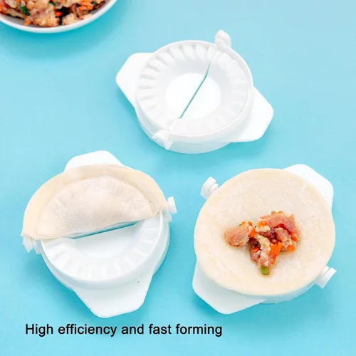 Miniatura 3 de Máquina para hacer bolas de masa con rodillo, prensa manual de masa, prensa de empanada para presionar el molde de envoltura de piel de bola de masa