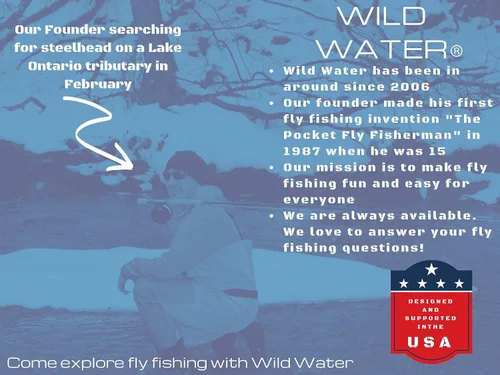 Miniatura 7 de Wild Water Fly Fishing AX Series Fly Rod IM8 Graphite Blank 3/4/5/6/7/8/9/10/12 wt Rods 5’6”/7/8/9/10/11 ft Lightweight Pole Medium Fast