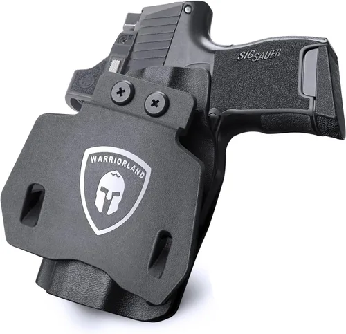 Miniatura 7 de WARRIORLAND Funda OWB Kydex con corte óptico, ajuste seleccionado para Glock 17/19/19X/43/43X MOS, sin riel 1911, Hellcat/Hellcat Pro, Taurus Glock