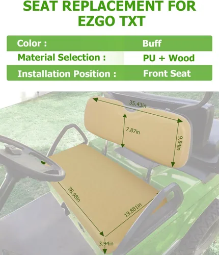 Miniatura 2 de SCITOO Cojín para asiento de carrito de golf