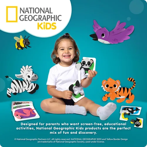Miniatura 10 de Juego de Piedras de Equilibrio y Vigas de Equilibrio de National Geographic para Niños – Juego de 12 Piezas para Niños de 3+ con Dados de Espuma