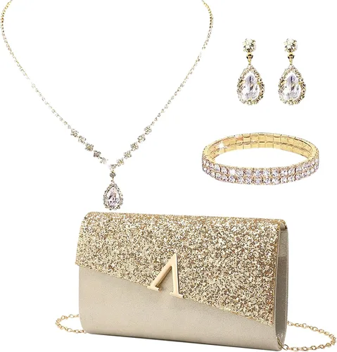 Miniatura 15 de LETODE Bolsos de mano para mujer, bolsos de noche y embragues para mujer, bolsos de sobre, bolsos de fiesta, baile de graduación, bolso de boda