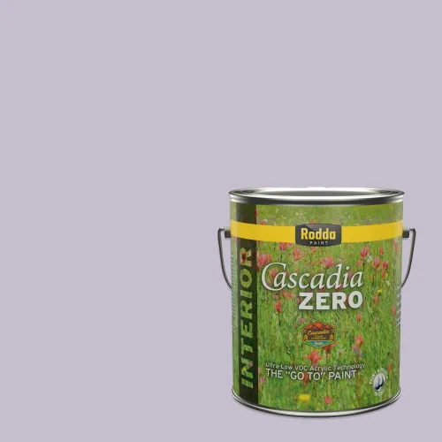 Miniatura 145 de Rodda Paint CASCADIA XL Pintura e imprimación de satén exterior en uno, cuarto de galón, bikini lavanda