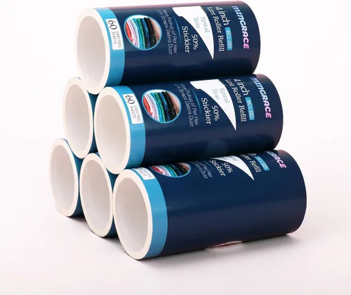 Miniatura 6 de Recargas de rodillo de pelusa de 4 pulgadas, solo compatibles con rodillos de pelusa Evercare extra pegajosos para pelo de mascotas, 50% más