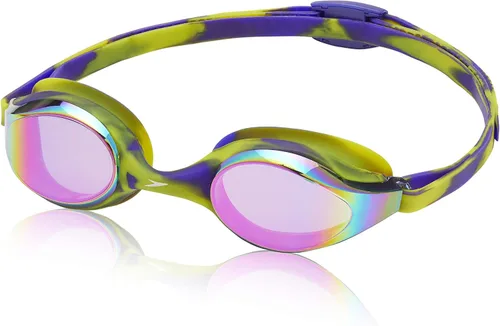 Miniatura 9 de Speedo Gafas de natación para niños Junior Hyper Flyer de 6 a 14 años Color rosa Glo/Verde Espejo