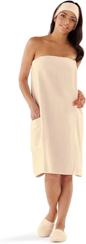 Miniatura 9 de Boca Terry Toalla de spa para mujer - Toalla 100% algodón para spa, regadera y baño - Talla universal, XXL y XXXXL (4XL)., talla única , Negro