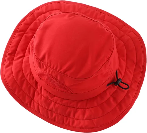 Miniatura 95 de Connectyle Sombrero de sol para niños y niñas, sombrero de pescador de ala ancha UPF 50+, sombrero de protección solar, sombrero transpirable