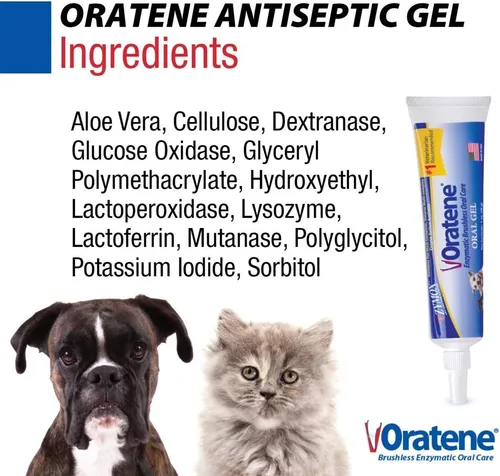 Miniatura 4 de Pet King Brands ZYMOX Oratene Gel Bucal Sin Cepillo para Perros y Gatos, 1oz