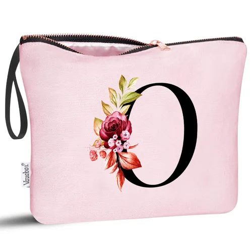 Miniatura 120 de Vavabox A-Z Bolsa de Maquillaje Personalizada, Regalos de Cumpleaños para Mujeres y Mamá, Regalos para la Mejor Amiga, Bolsa de Cosméticos