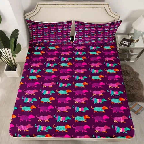 Miniatura 27 de Erosebridal Sábana bajera ajustable con bandera estadounidense, juegos de ropa de cama para adolescentes y motos de cross, tamaño individual
