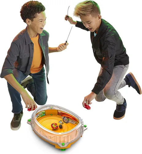 Miniatura 7 de Beyblade Burst QuadDrive Cosmic Vector Battle Set - Juego de batalla con Beystadium, 2 juguetes de batalla y 2 lanzadores para edades de 8 años