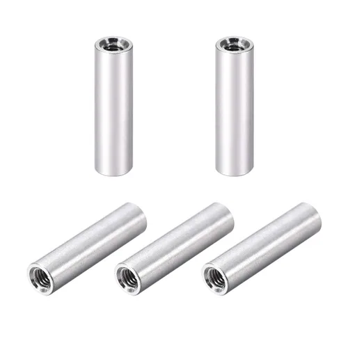 Miniatura 10 de uxcell 5 unids M3x30mm redondo aluminio Standoff columna espaciador hembra para drone FPV Quadcopter Racing RC multirotors piezas DIY plateado