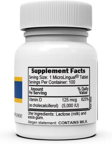Miniatura 4 de Superior Source Tableta de vitamina D3 extra fuerte de 5,000 UI, 100 unidades (el embalaje puede variar)