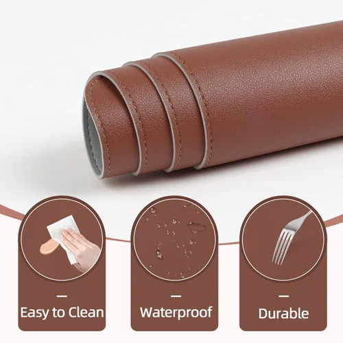 Miniatura 4 de Alfombrilla de maquillaje para tocador para proteger la parte superior del escritorio de 23.6 x 11.8 pulgadas, tapete de maquillaje de doble cara