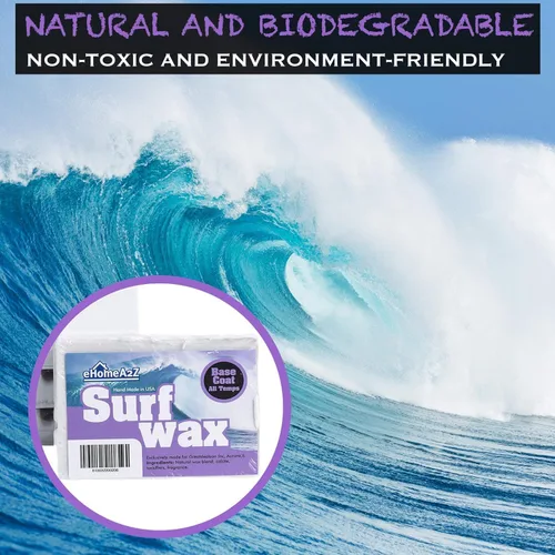 Miniatura 3 de Paquete de capa base de cera para tabla de surf con protuberancias pegajosas, cera fría fría para surf, accesorios de surf, cera de surf (4)