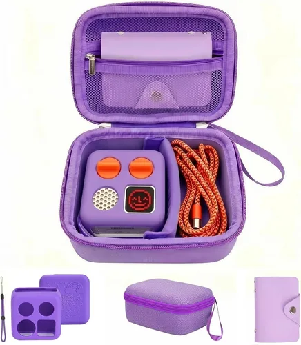 Miniatura 8 de MGZNMTY Estuche de almacenamiento de viaje y funda de silicona gruesa compatible con Yoto Mini Player, reproductor de audio y música para niños