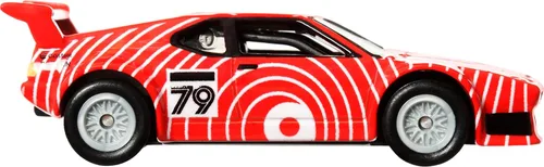 Miniatura 4 de Hot Wheels Vehículo de juguete Premium Car Culture Circuit Legends, escala 1:64 de fundición BMW M1 Procar, Exotic Envy, llantas Real Riders, chasis