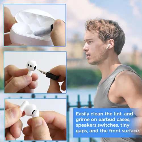 Miniatura 5 de Herramienta de limpieza de puerto de carga para iPhone, kit de limpieza y reparación JiaTeums para iPhone y Airpod, teléfono celular, computadora