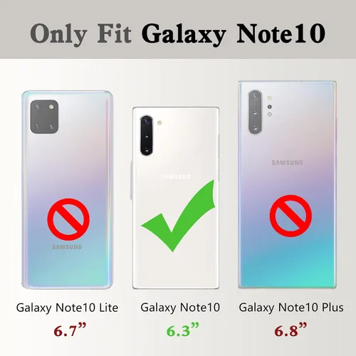 Miniatura 2 de Funda para Samsung Galaxy Note 10 con ranura para tarjeta de crédito TPU suave TPU silicona resistente a los arañazos delgada ranura para tarjeta