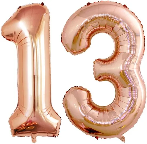 Miniatura 414 de Goer, conjunto de globos de papel aluminio para decoraciones de cumpleaños, globos de las letras de feliz cumpleaños y de números Oro