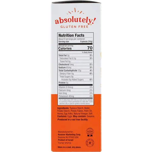 Miniatura 2 de Absolutely Galletas sin gluten, Original 4.4 onzas