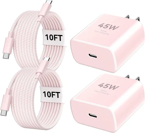 Miniatura 8 de Cargador USB C súper rápido de 45 W para iPhone 17 16 Pro Max, cargador de iPhone de 10 pies de largo, cable de carga rápida para iPhone 17 16 Pro