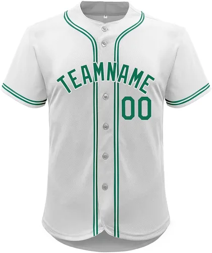Miniatura 13 de Camiseta de béisbol de malla personalizada con botones y número de nombre cosido personalizado para hombres/mujeres/jóvenes